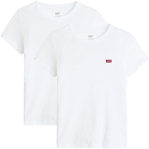 Levi's® T-Shirt Mini-Logo (Packung, 2-tlg) mit kleiner Markenlogo-Stickerei günstig online kaufen