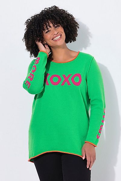 Angel of Style Strickpullover Pullover Straight Fit Statement offenkantig günstig online kaufen