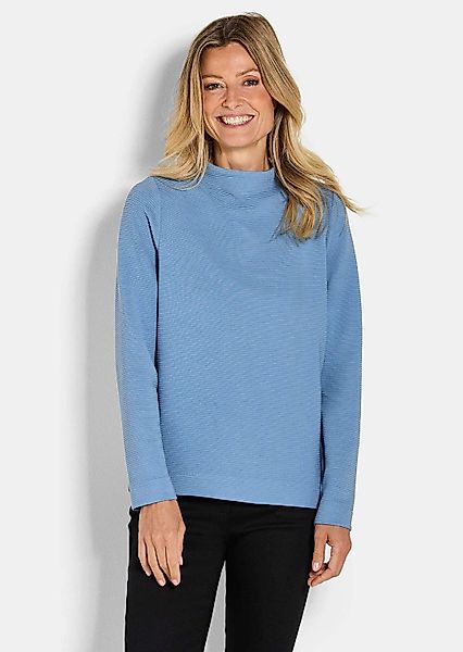 GOLDNER Strickpullover Ottoman-Sweatshirt mit Turtleneck günstig online kaufen