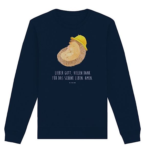 Mr. & Mrs. Panda Longpullover Igel Beten Größe M - French Navy - Geschenk, günstig online kaufen