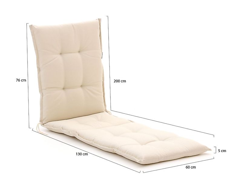 Madison Gartenliege Auflage 200x60  cm günstig online kaufen
