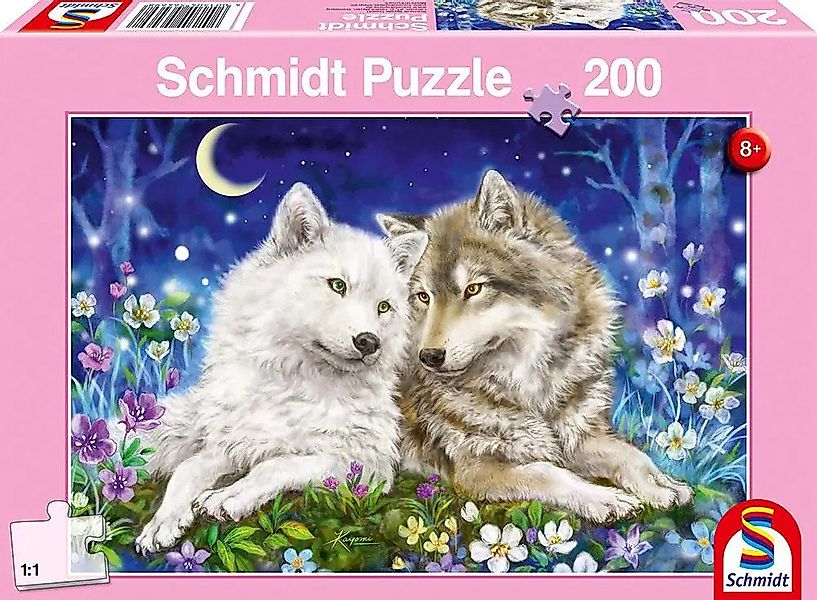 Schmidt Spiele Puzzle Kuschelige Wolfsfreunde, 200 Puzzleteile günstig online kaufen