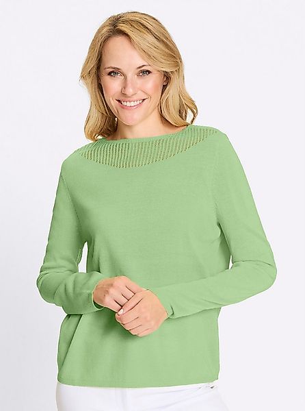 Sieh an! Strickpullover Langarm-Pullover Langarm Jersey, Ajour günstig online kaufen