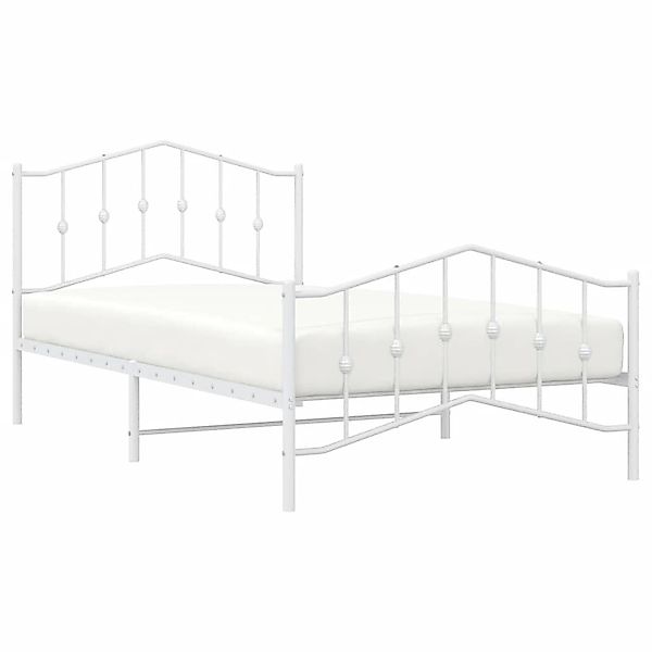vidaXL Bett Bettgestell mit Kopf- und günstig online kaufen