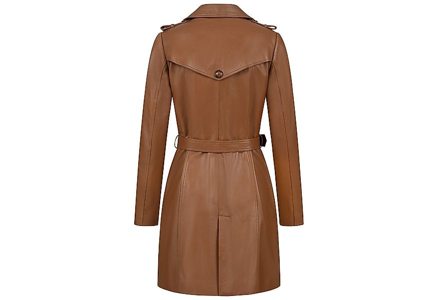 Mouflon Ledermantel Emilia Echter Lammnappa-Leder-Trenchcoat mit Gürtel günstig online kaufen