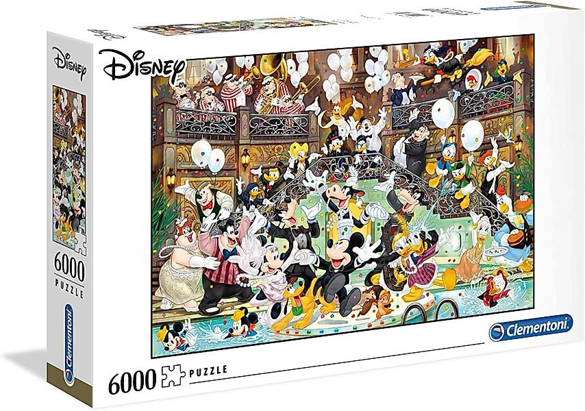 Clementoni 36525 - Disney Gala - 6000 Teile Puzzle - High Quality Collectio günstig online kaufen