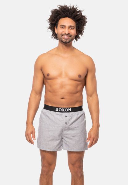 BOXON Boxershorts 3er Pack Web (Spar-Set, günstig online kaufen