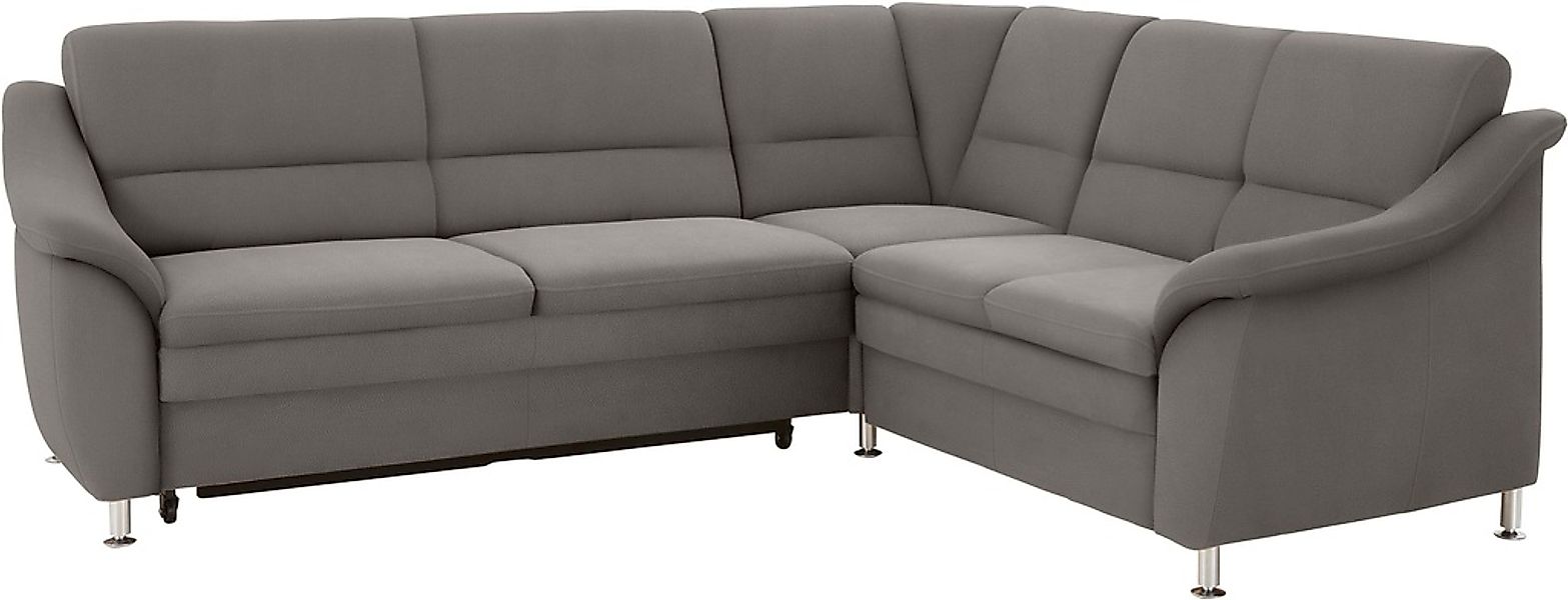sit&more Ecksofa »Cardoso L-Form«, mit Federkern, wahlweise mit Bettfunktio günstig online kaufen