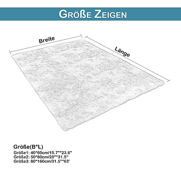 Sunicol Hochflor-Teppich Shaggy Plüsch Teppich für günstig online kaufen