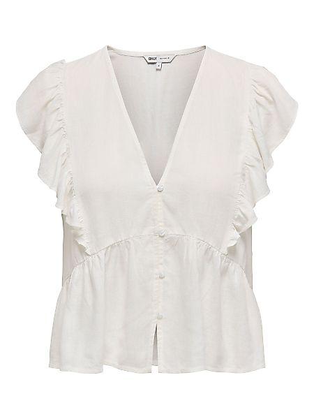 ONLY Blusenshirt Leichtes Sommerdesign mit Rüschendetails günstig online kaufen