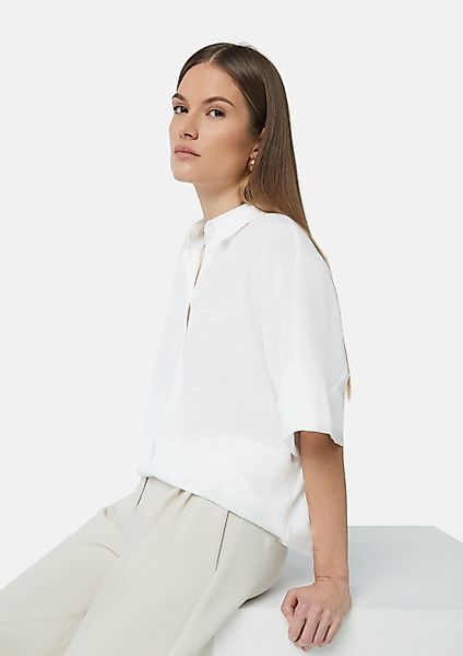 comma Kurzarmbluse Bluse Leichte Kurzarmbluse im günstig online kaufen