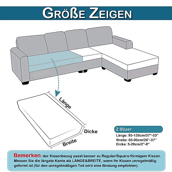 BTTO Sofabezug Kissenbezug Elastische Couchbezug Stretch günstig online kaufen