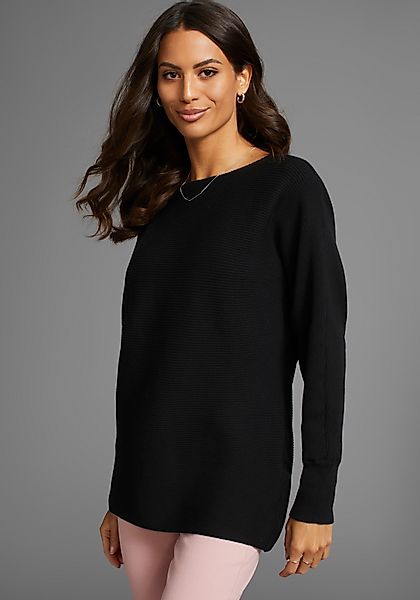 Laura Scott Rundhalspullover in oversized Form günstig online kaufen
