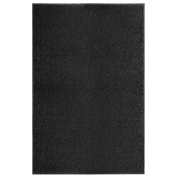 Fußmatte Waschbar Schwarz 120x180 Cm günstig online kaufen