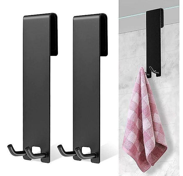 zggzerg Handtuchhaken Duschhaken ohne Bohren 2er Set, Edelstahl Haken für G günstig online kaufen