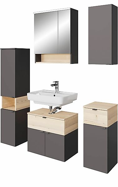 Saphir Badmöbel-Set "Quickset 394" Komplett-Set, 5 Stk. tlg. günstig online kaufen