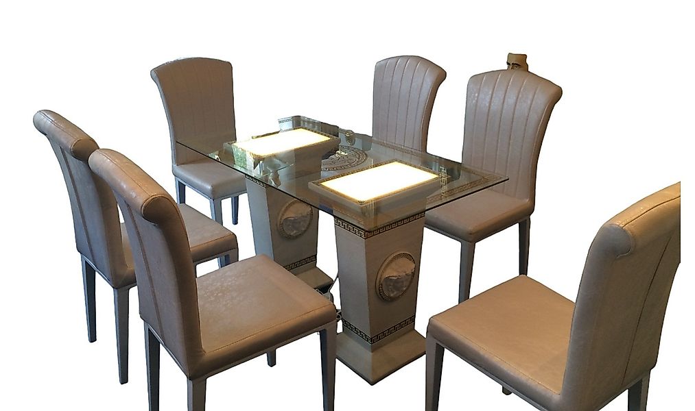 Schatzkiste1 Esstisch Esstisch Glastisch, Säulentisch, Designertisch günstig online kaufen