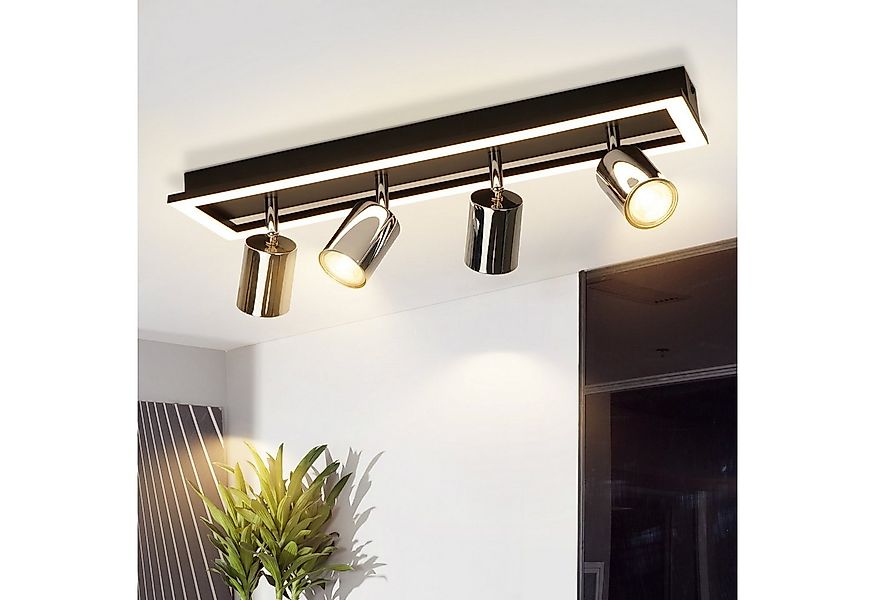 Nettlife LED Deckenstrahler Deckenleuchte 2/3/4 Flammig GU10 Küche Modern W günstig online kaufen