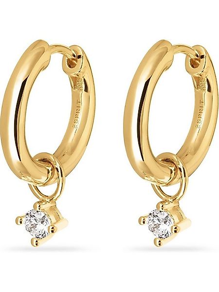 Esprit Paar Creolen ESPRIT Damen-Creolen 925er Silber 2 Zirkonia (Paar), Be günstig online kaufen