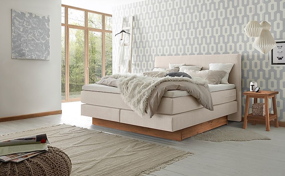 HASENA Boxspringbett "Denver", mit zwei Bettkästen inklusive gedämpftem Sel günstig online kaufen