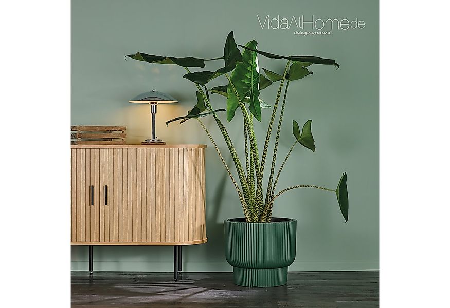 VidaAtHome.de Blumentopf Design-Pflanzgefäß ULEY ø 40er, Modernes Rillendes günstig online kaufen
