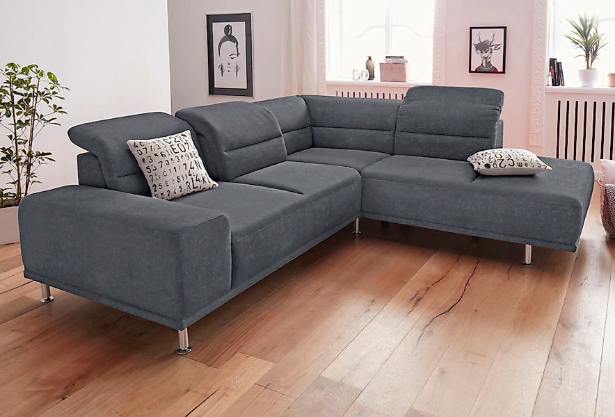 sit&more Ecksofa "Mariola L-Form", mit Federkern und Ottomane, inklusive Si günstig online kaufen