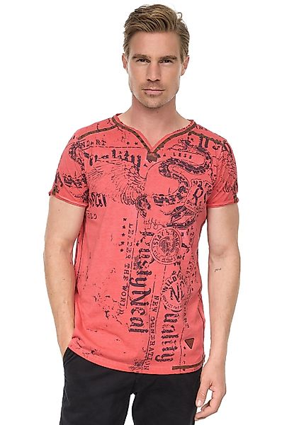 Rusty Neal T-Shirt, mit Allover-Druck günstig online kaufen