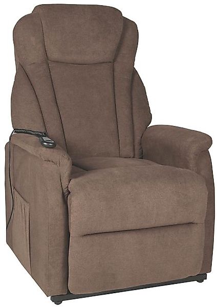 TV-Sessel inkl Relaxfunktion + Aufstehhilfe XXL dunkelbraun günstig online kaufen