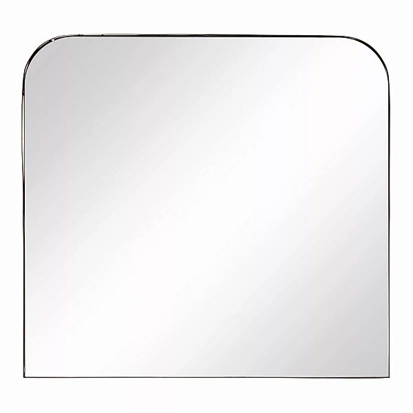 Wandspiegel 75 X 2 X 70 Cm Kristall Schwarz Metall günstig online kaufen