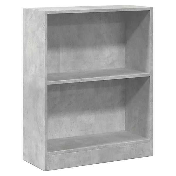 vidaXL Bücherregal Betongrau 60x24x76 cm Holzwerkstoff 800859 günstig online kaufen