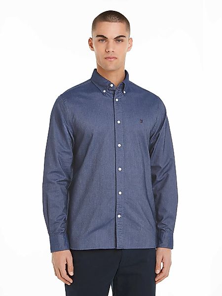 Tommy Hilfiger Langarmhemd SOLID HERITAGE OXFORD günstig online kaufen