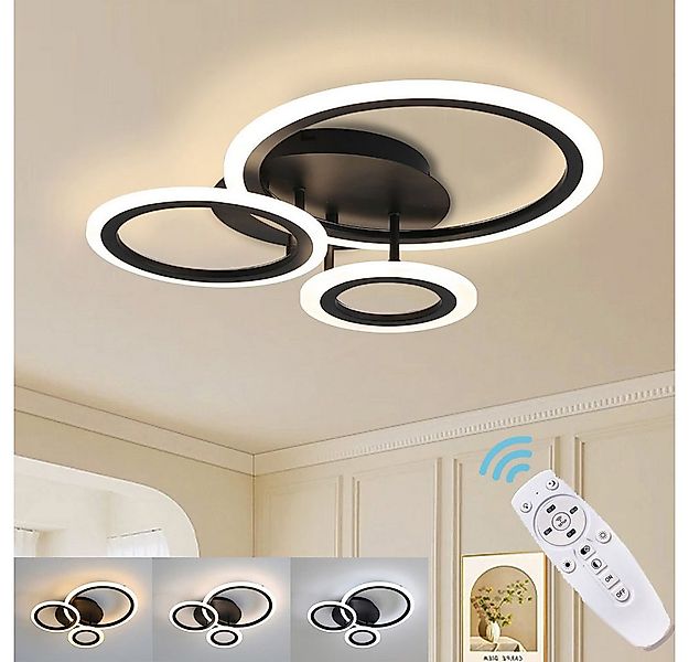 Lapamax LED Deckenleuchte LED Deckenleuchte Dimmbar Deckenlamape mit Fernbe günstig online kaufen