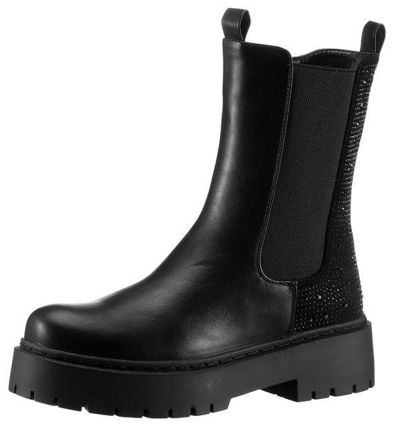 Aniston SHOES Chelseaboots Schlupfboots, Plateaustiefelette, mit günstig online kaufen