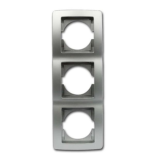 TEM EKONOMIK 3-Fach UP Rahmen Vertikal Silber günstig online kaufen