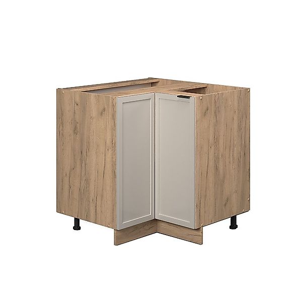 Vicco Eckunterschrank Fame-Line, GrauBeige/Goldkraft Eiche, 80.5 günstig online kaufen