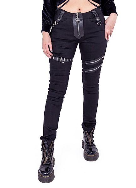 Heartless Röhrenhose Odette Gothic Harness Pants günstig online kaufen