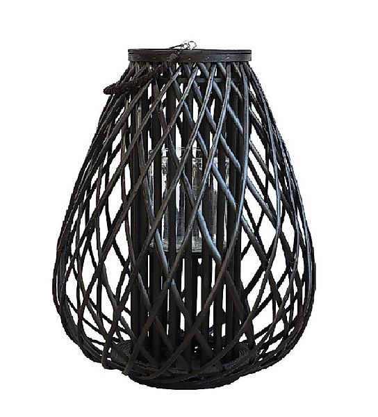 Chic Antique Windlicht Lampe Laterne geflochten günstig online kaufen