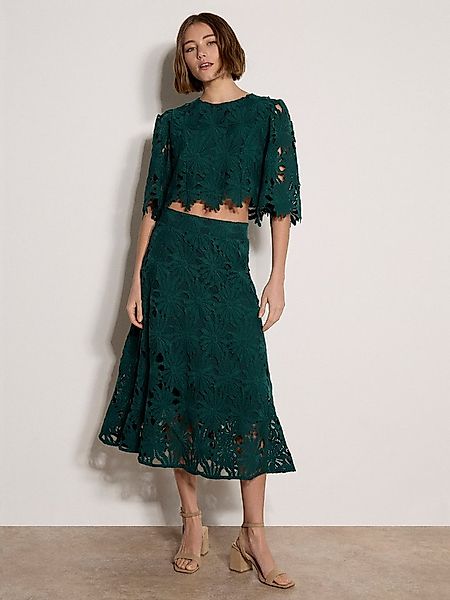 Apricot Spitzentop Guipure-Spitze-Gänseblümchen-Crop-Top Spitze günstig online kaufen