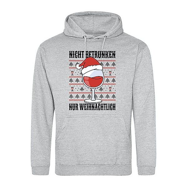 Youth Designz Kapuzenpullover Nicht Betrunken nur Weihnachtlich Herren Hood günstig online kaufen