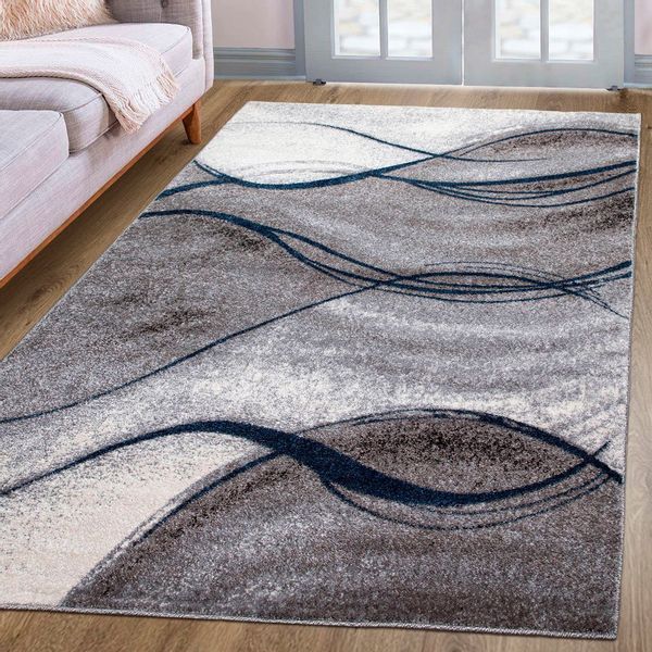 my home Teppich "Tritom" rechteckig 9 mm Höhe mit besonders weichem Flor, K günstig online kaufen