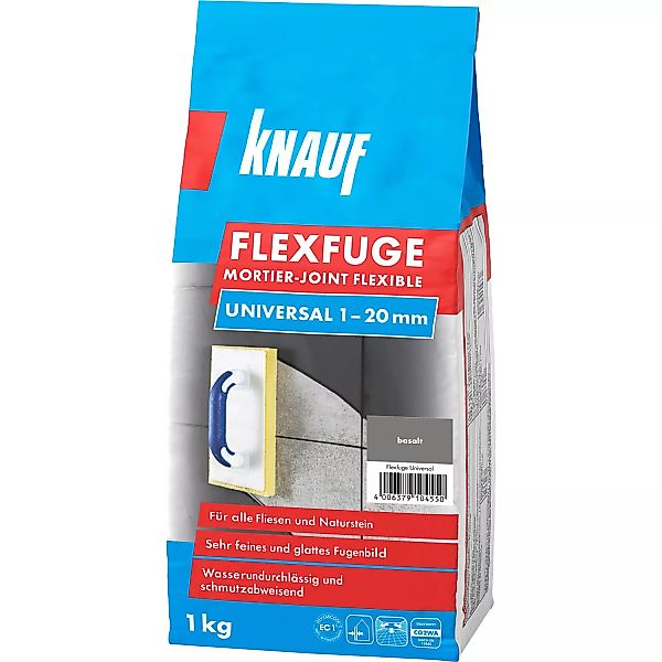 Knauf Flexfuge Universal Basalt 1 kg günstig online kaufen