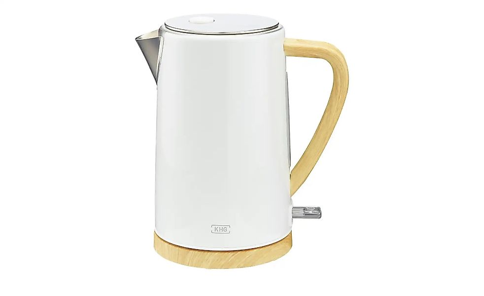 KHG Wasserkocher  WK-1716 WWD ¦ weiß ¦ Kunststoff,Edelstahl,Metall ¦ Maße ( günstig online kaufen