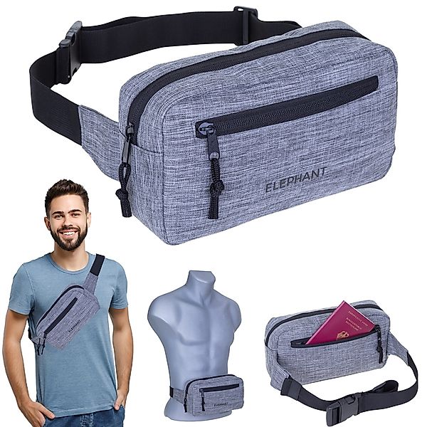 ELEPHANT Bauchtasche Hüfttasche Crossbag Elephant Travel günstig online kaufen