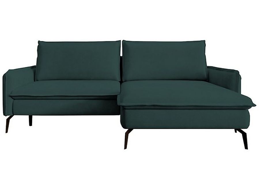 Friderik-EU Ecksofa mit Schlaffunktion und Bettkasten, Veloursstoff, GLOSSY günstig online kaufen
