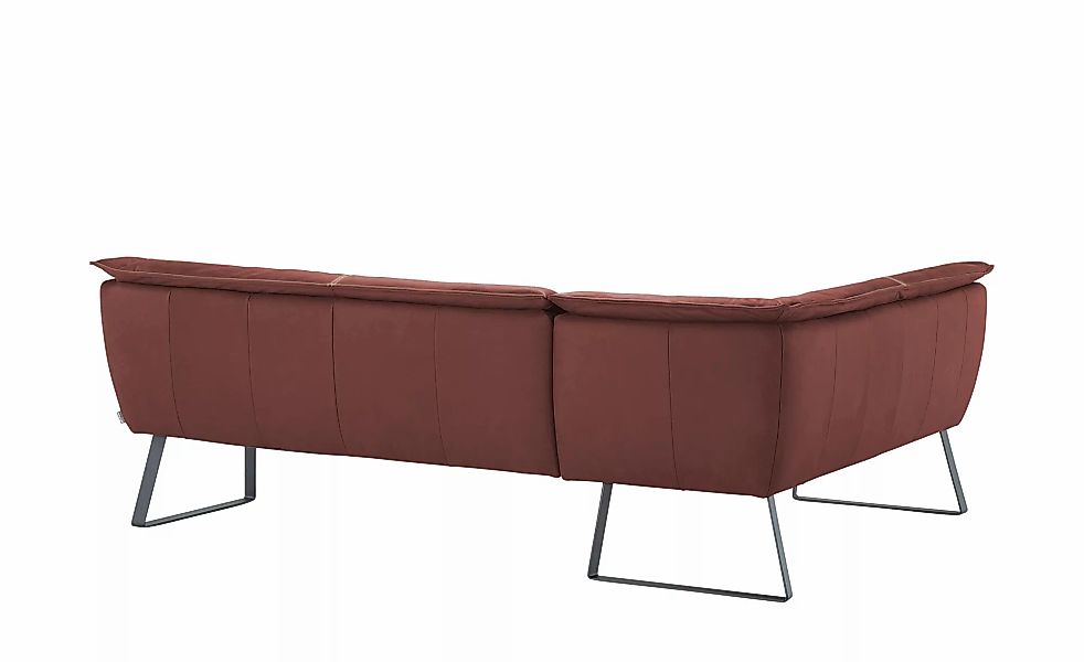 KOINOR Eckbank  Leder Alino ¦ rot ¦ Maße (cm): H: 89 Bänke > Eckbänke - Höf günstig online kaufen