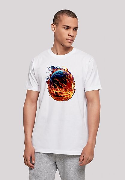 F4NT4STIC T-Shirt "Basketball On Fire Sport UNISEX", Print günstig online kaufen