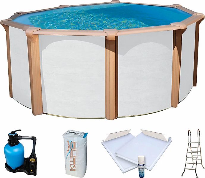 KWAD Rundpool ""Supreme" all in Premium Folie" ØxH: 460x132cm, inkl. Bodeni günstig online kaufen