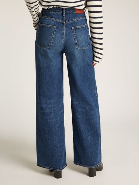 Tommy Hilfiger Weite Jeans "WIDE LEG HW LOU" mit Logo-Badge, mit Nieten, mi günstig online kaufen