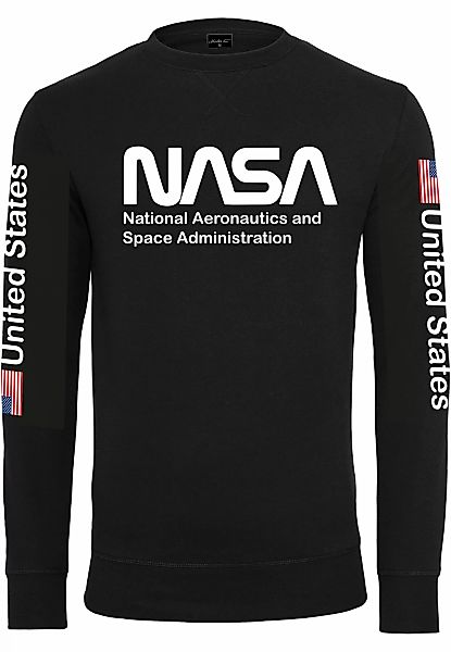 MisterTee Rundhalspullover "MisterTee Herren NASA US Crewneck" günstig online kaufen