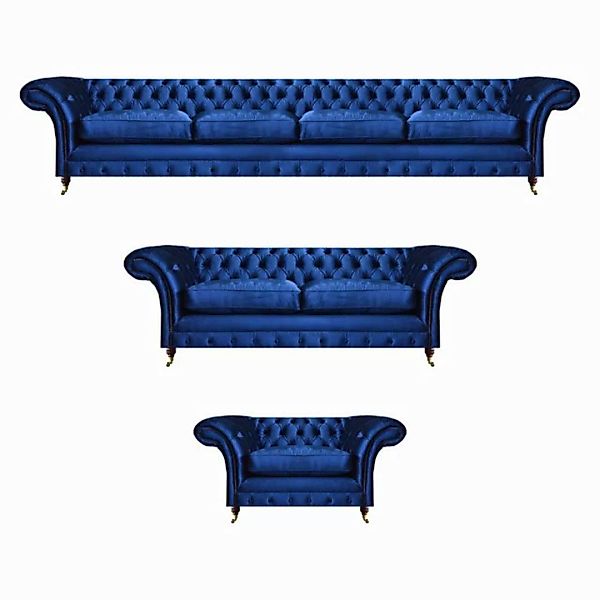 JVmoebel Chesterfield-Sofa Modern Einrichtung Sitzmöbel Komplett Sofagarnit günstig online kaufen